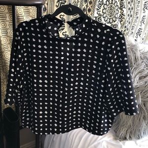 FreePress Polka Dot Crop Top